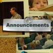 Announcements